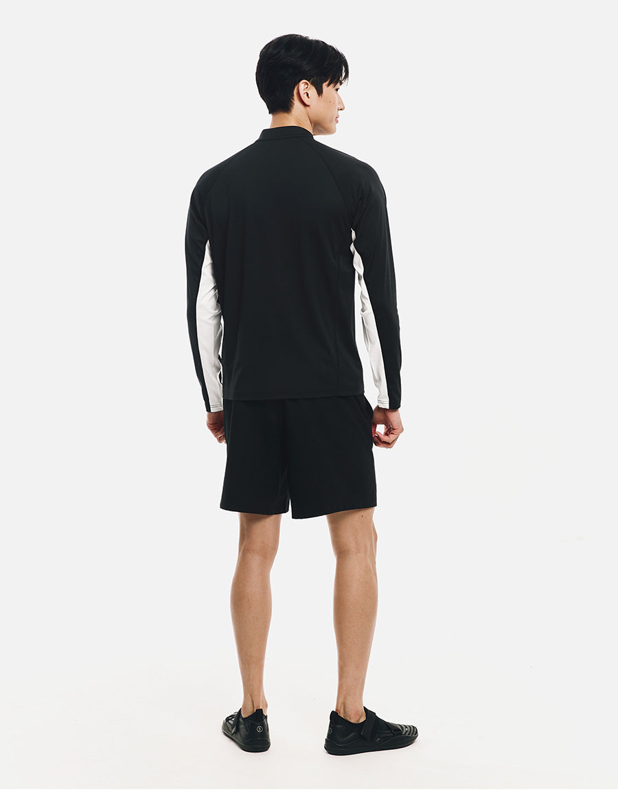 Barrel Men Essential CB Relax Zip Rashguard-BLACK3