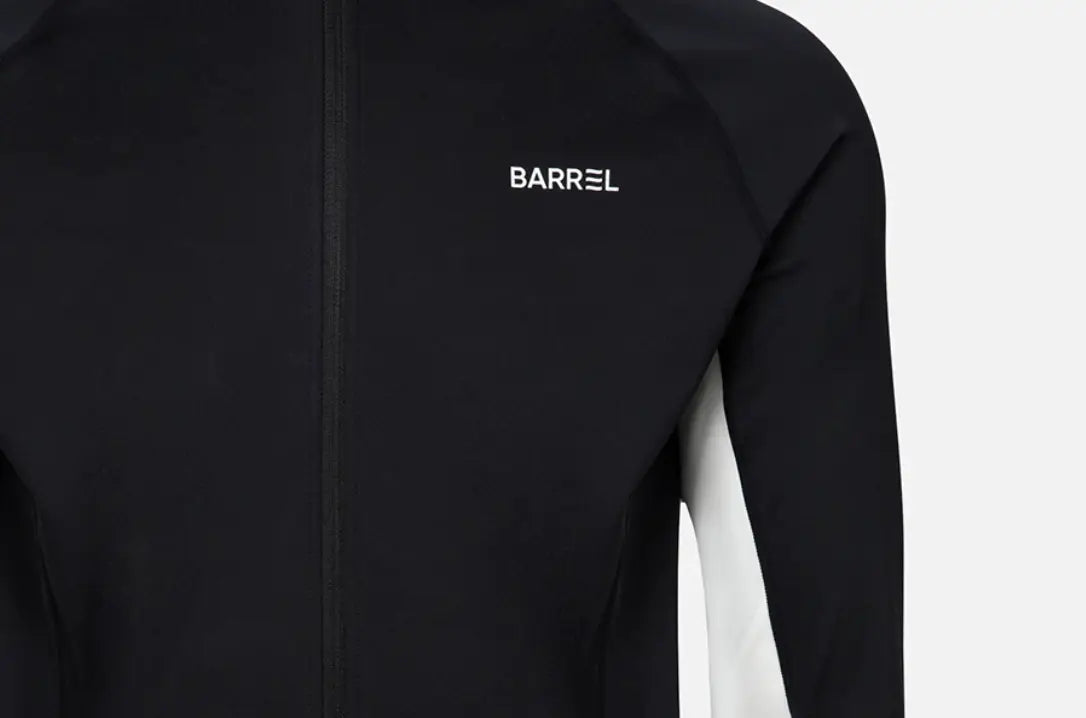 Barrel Men Essential CB Relax Zip Rashguard-BLACK7