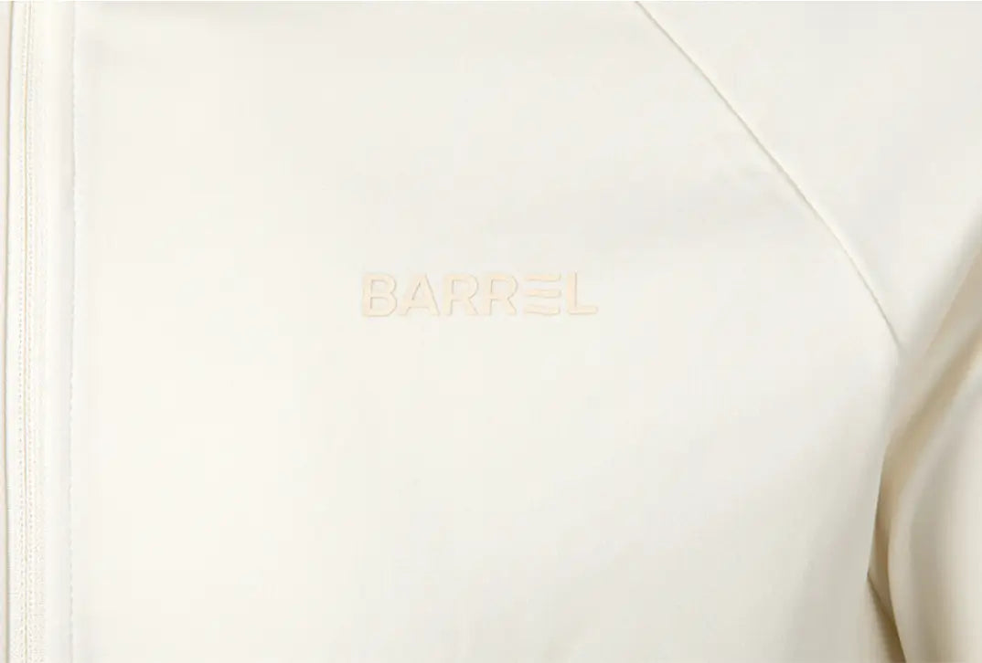 Barrel Men Essential Relax Zip Rashguard-IVORY7