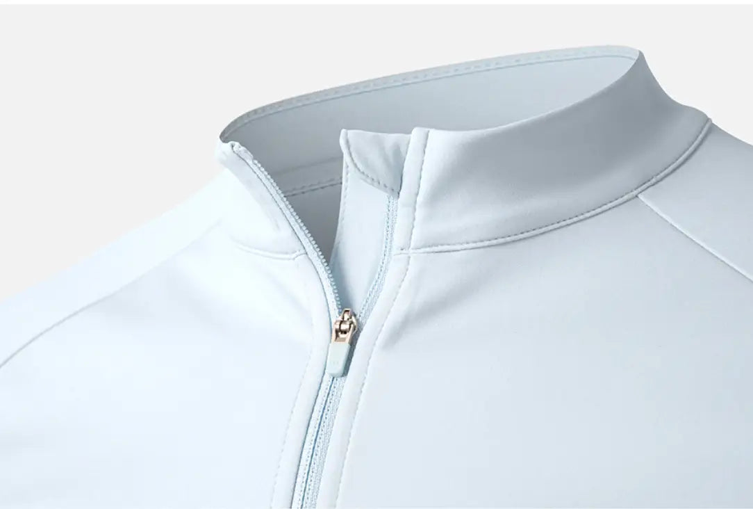 Barrel Men Essential Zip-Up Rashguard-BLUE6
