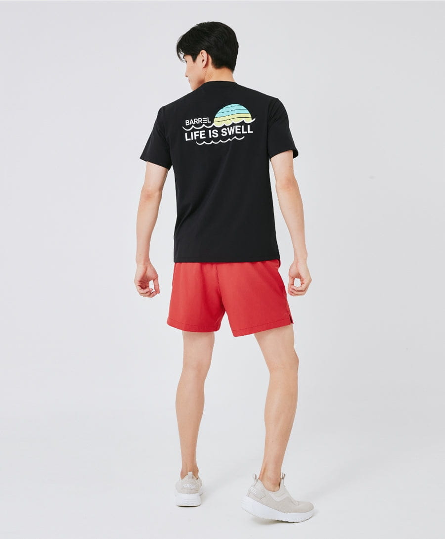 Barrel Men Vibe Sunset S/S Rashguard-BLACK_image3
