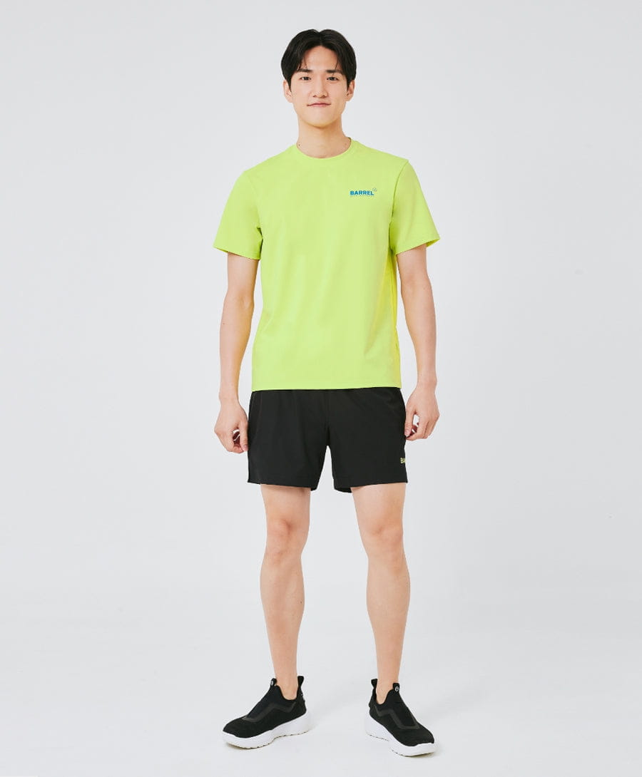 Barrel Men Vibe Sunset S/S Rashguard-GREEN_image1