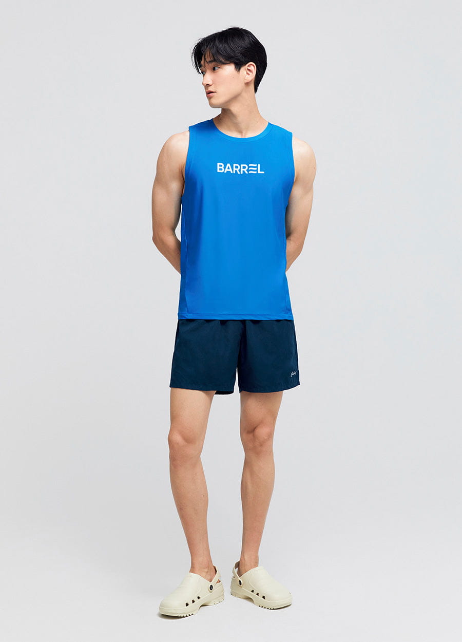 Barrel Mens Ocean Sleeveless Rashguard-BLUE_image1