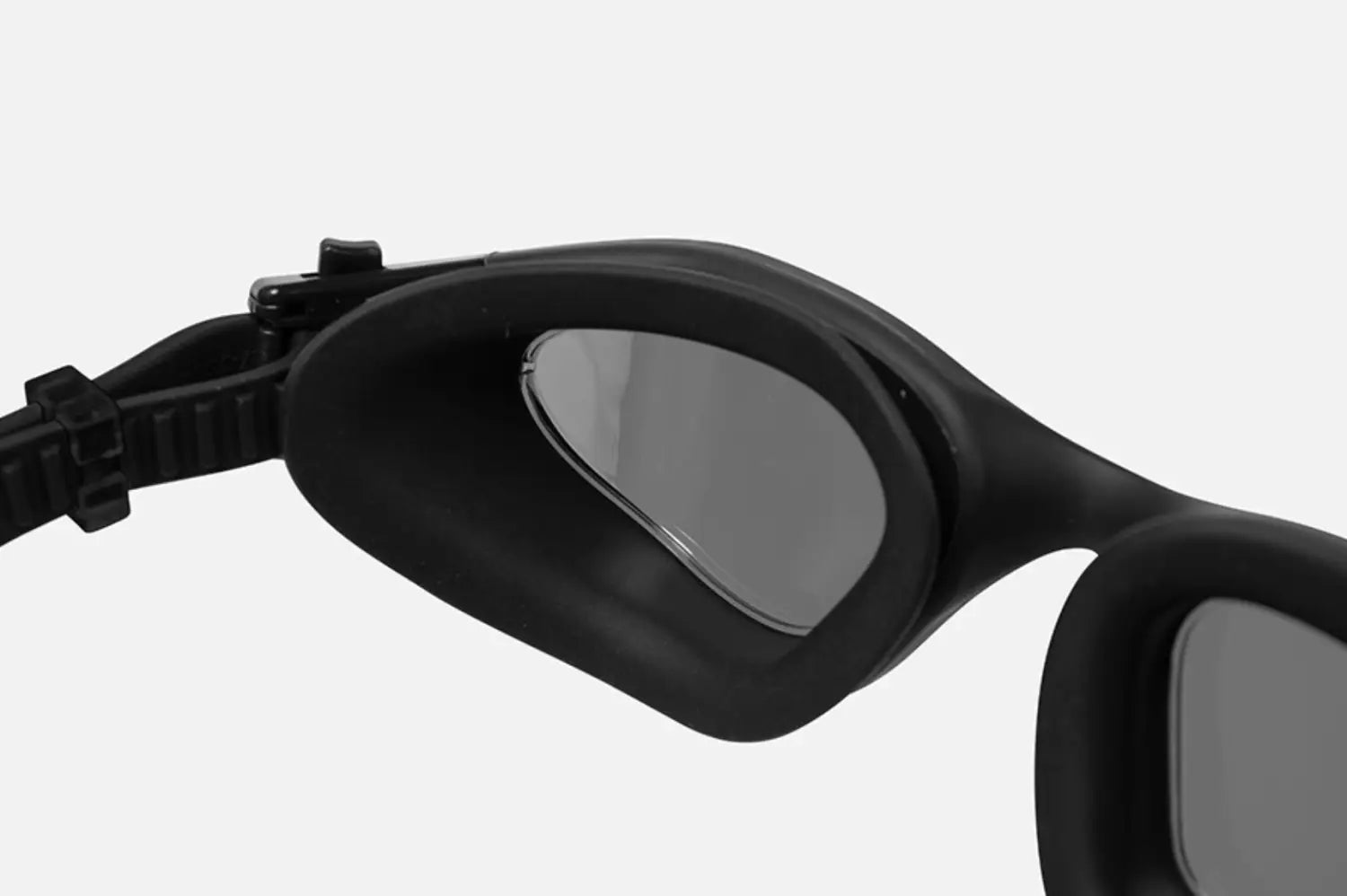 Barrel Open Water Mirror Swim Goggles-BLACK5