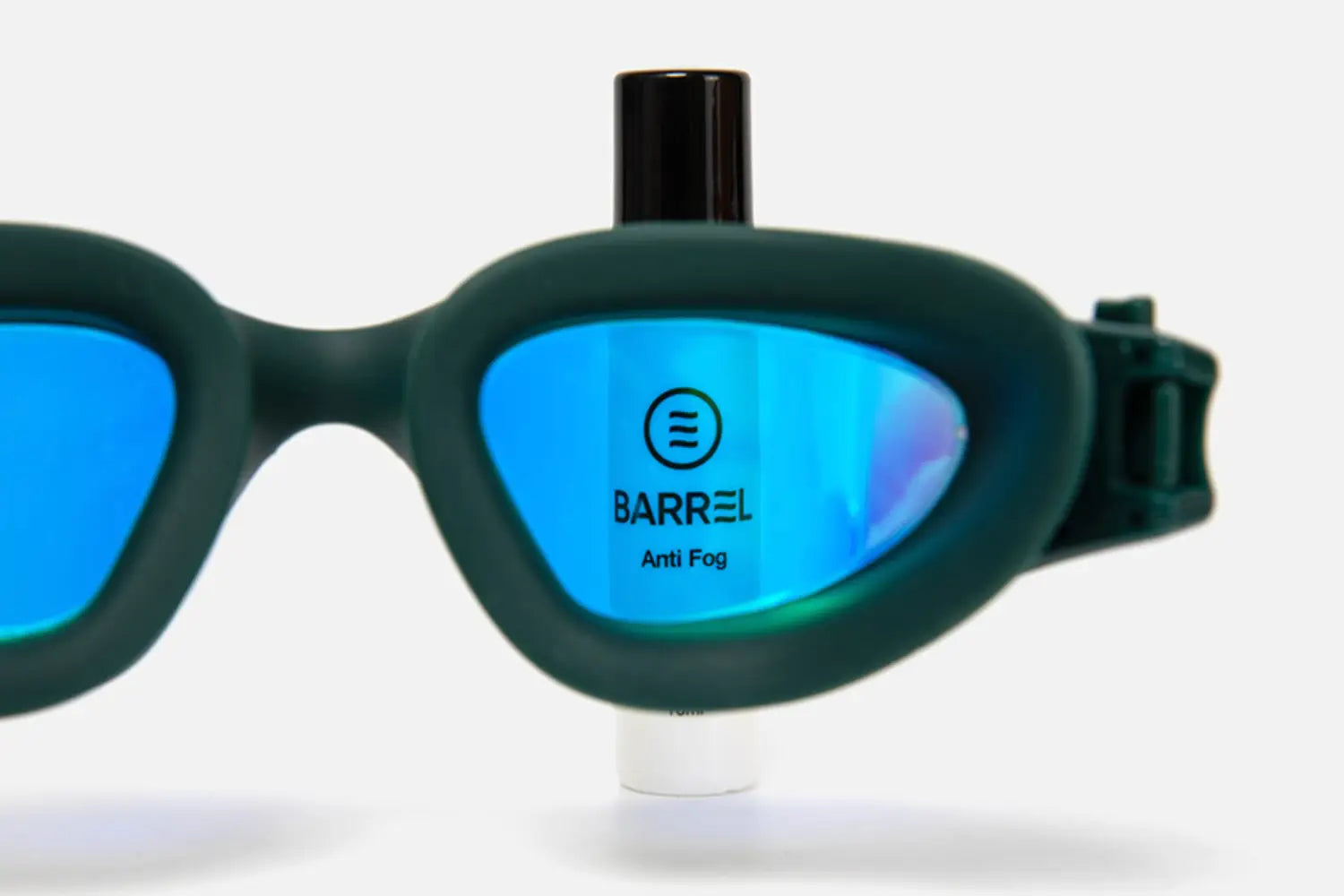 Barrel Open Water Mirror Swim Goggles-GREEN5