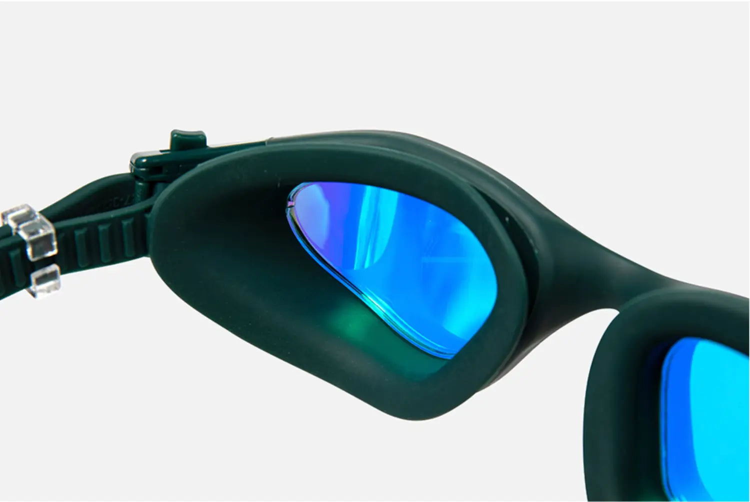 Barrel Open Water Mirror Swim Goggles-GREEN6