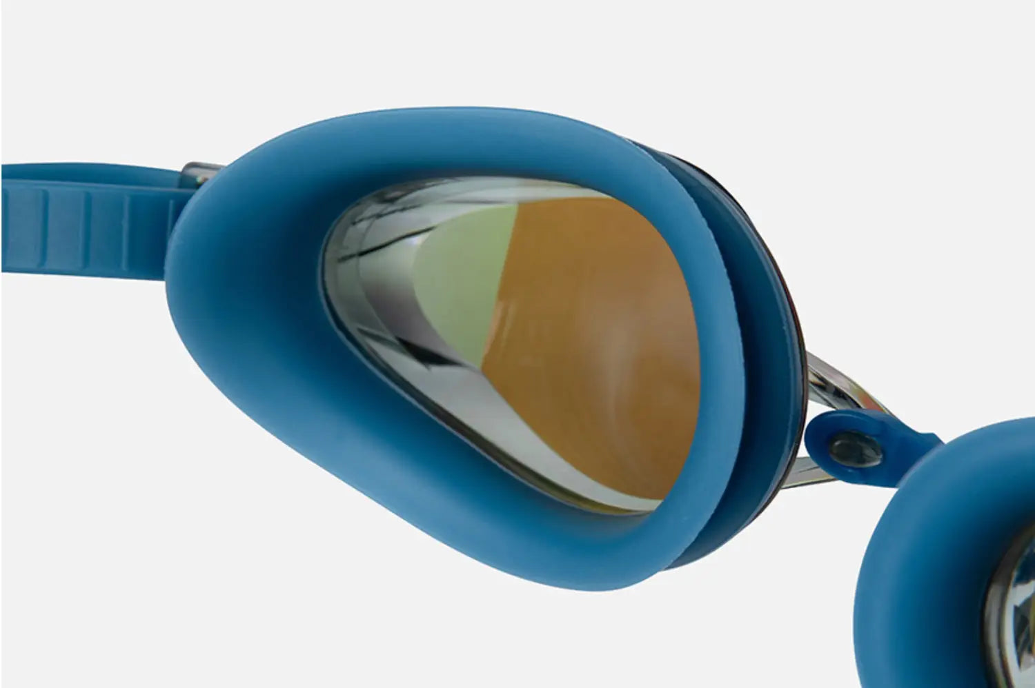 Barrel Prism Mirror Swim Goggles-BLUE7