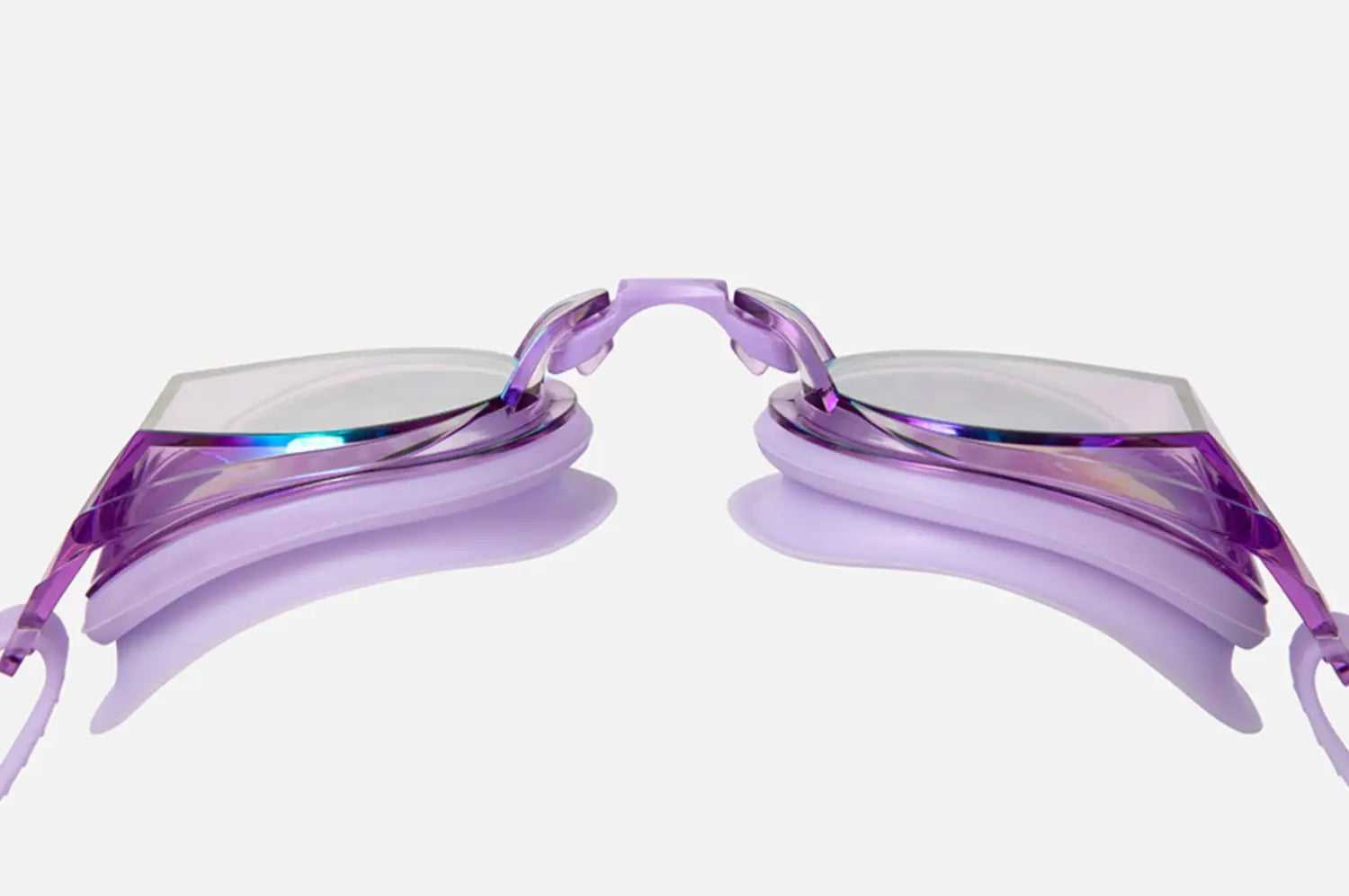 Barrel Prism Mirror Swim Goggles-LAVENDAR8