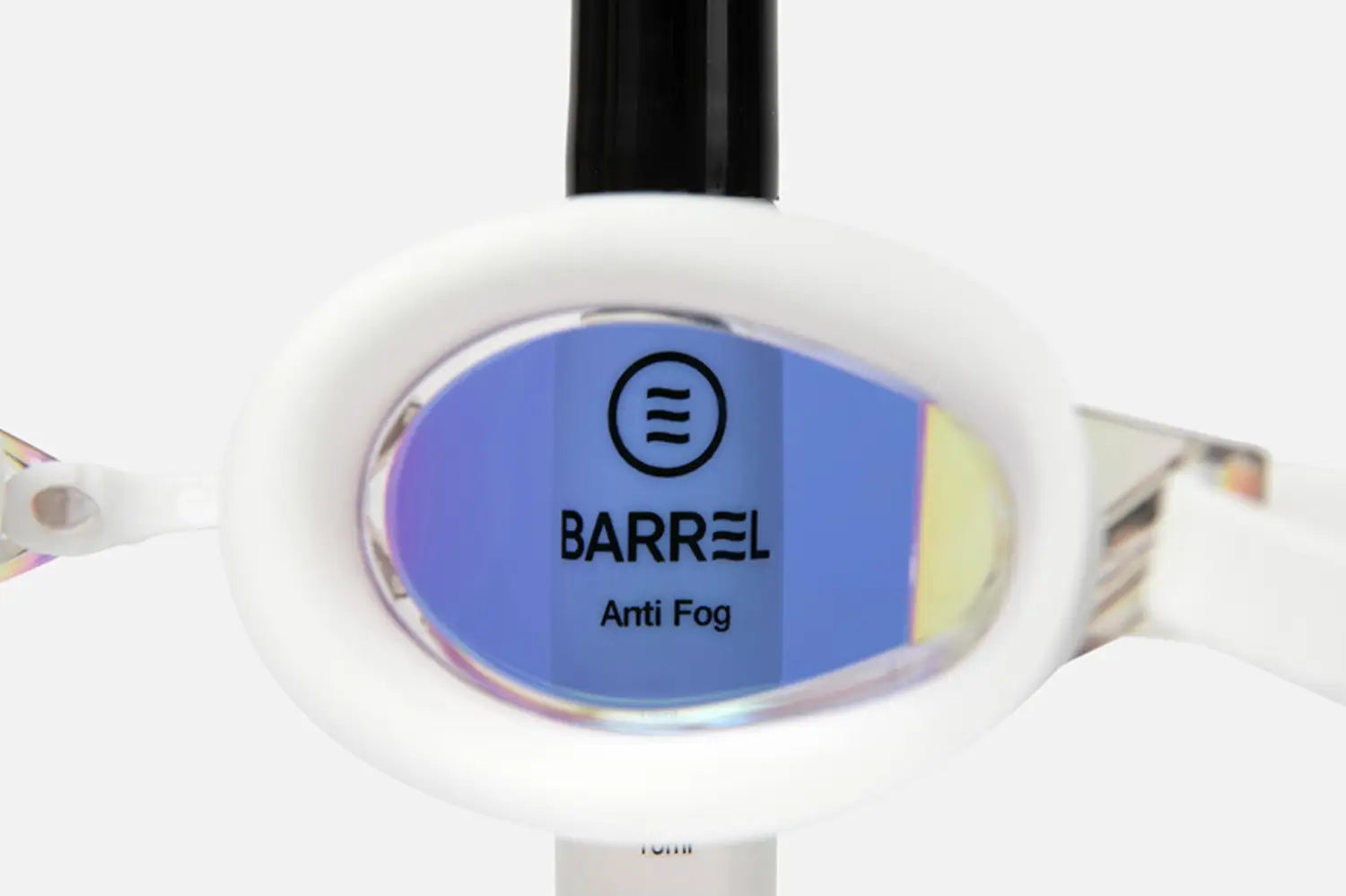 Barrel Prism Mirror Swim Goggles-WHITE5