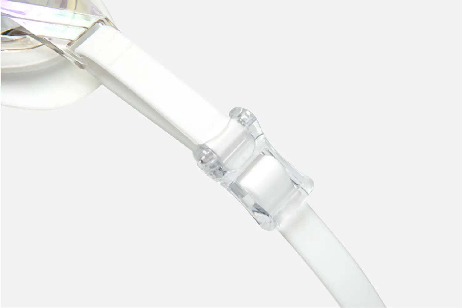 Barrel Prism Mirror Swim Goggles-WHITE6