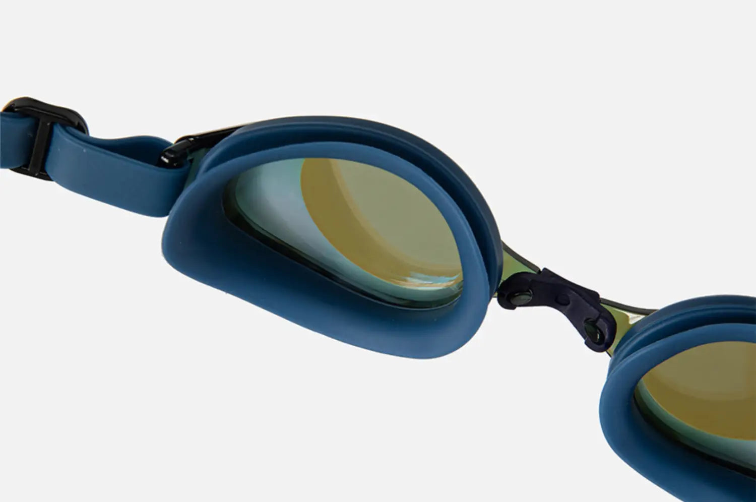 Barrel Training Mirror Swim Goggles-NAVY7