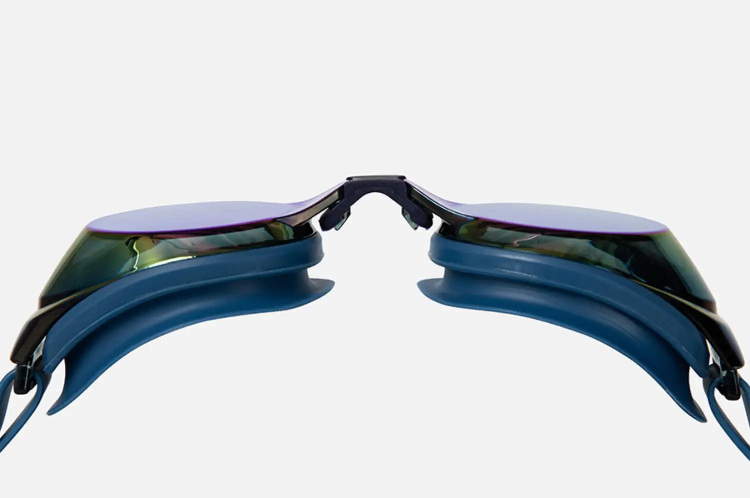 Barrel Training Mirror Swim Goggles-NAVY8