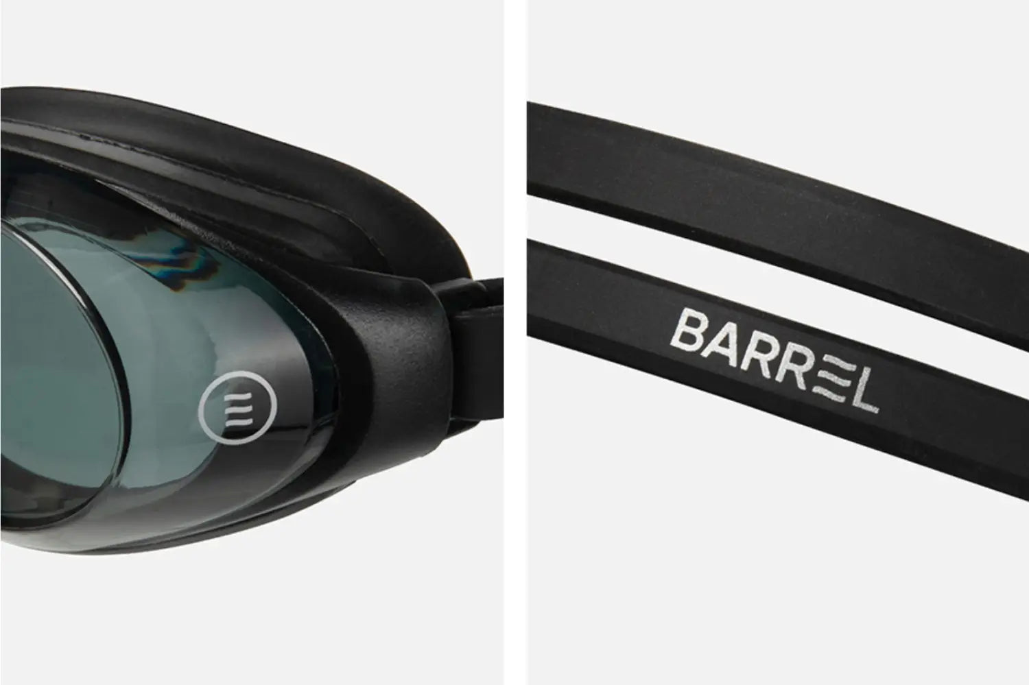 Barrel Training Non Mirror Swim Goggles-BLACK3