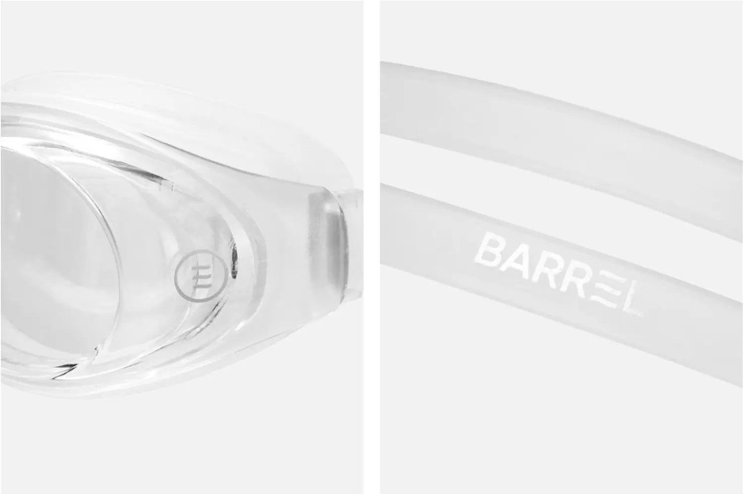 Barrel Training Non Mirror Swim Goggles-CLEAR3