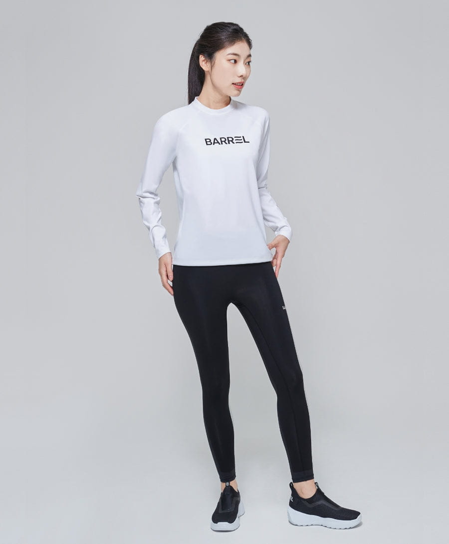 Barrel Women Essential RelaxFit Rashguard-WHITE_image2