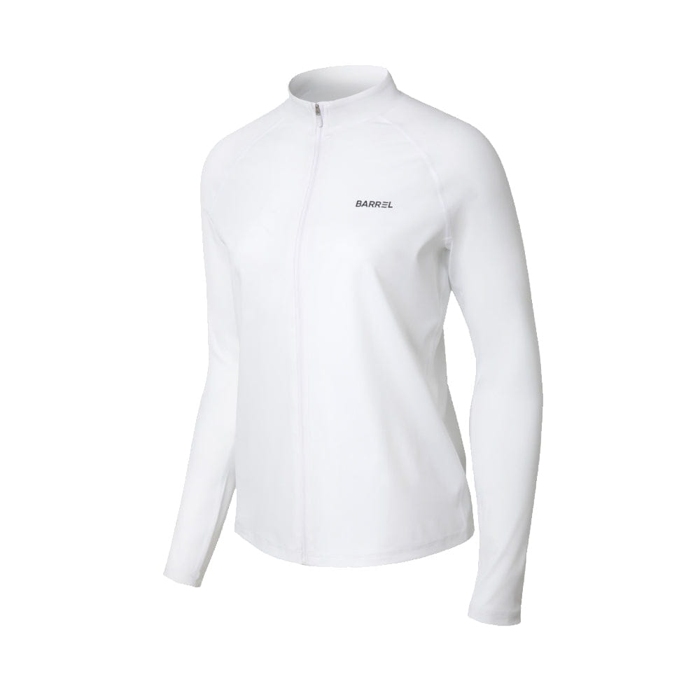 Barrel Women Essential Zip-Up Rashguard-WHITE_image2
