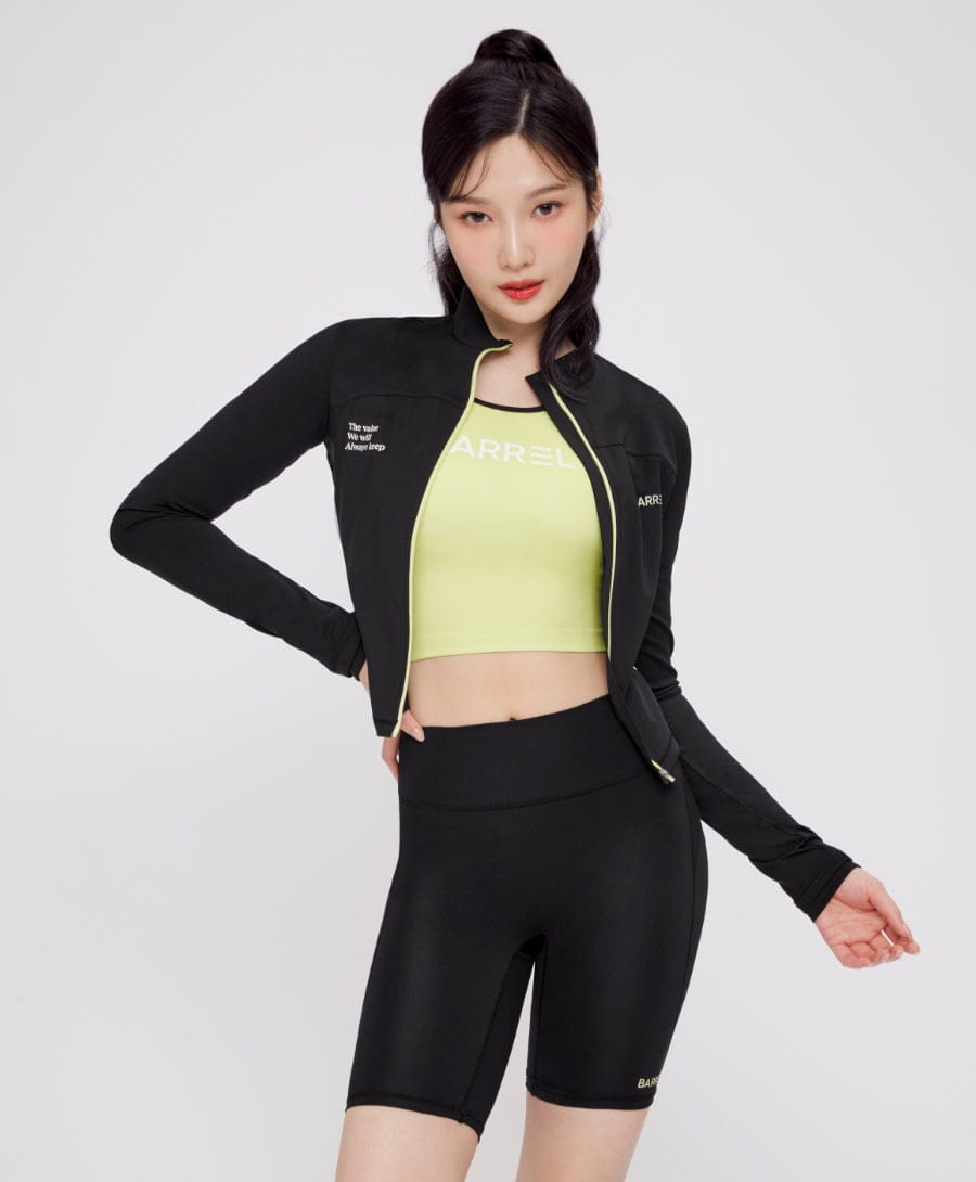 Barrel Women Vibe Half Bra Top-GREEN_image3