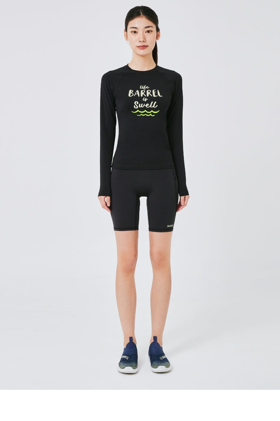 Barrel Women Vibe Swell Rashguard-BLACK_image2