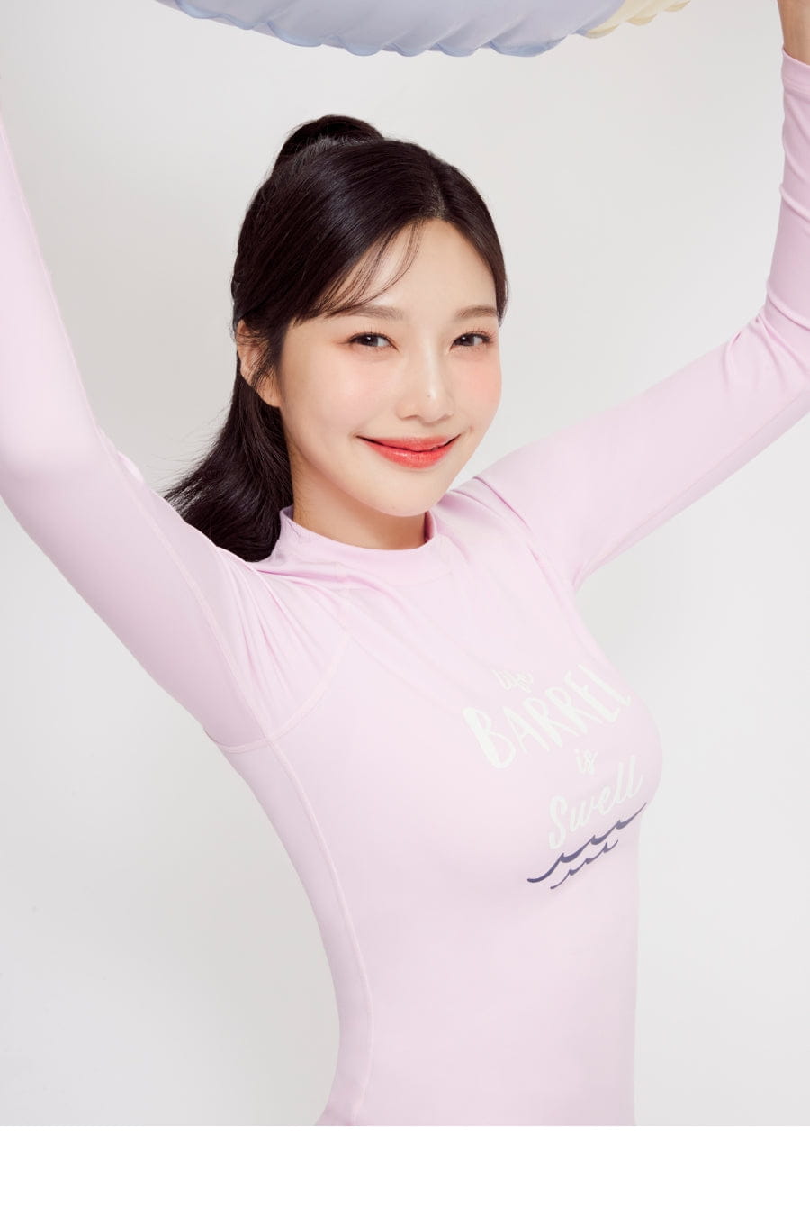 Barrel Women Vibe Swell Rashguard-PINK_image1