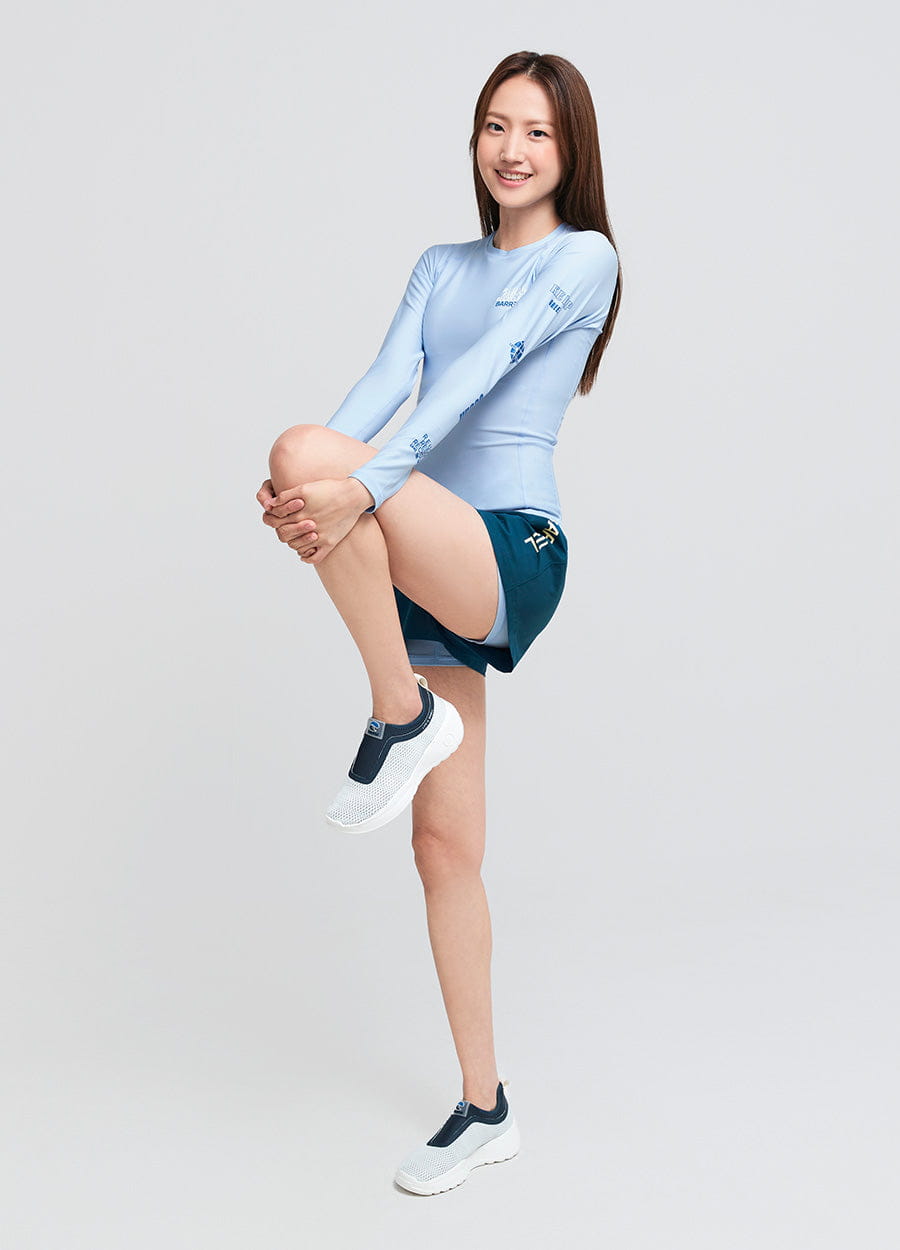 Barrel Womens Essential Rashguard-ICE BLUE_image2