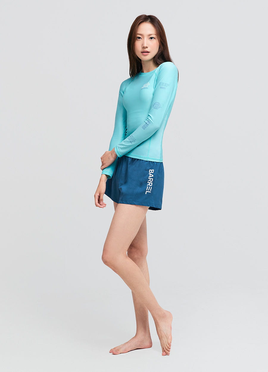 Barrel Womens Essential Rashguard-MINT_image2