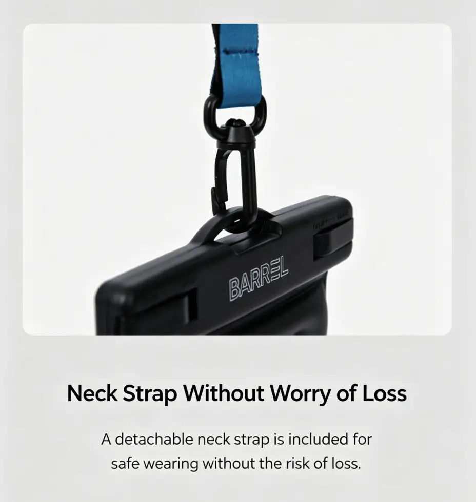 Barrel Basic Dry Waterproof Pouch-BLACK4