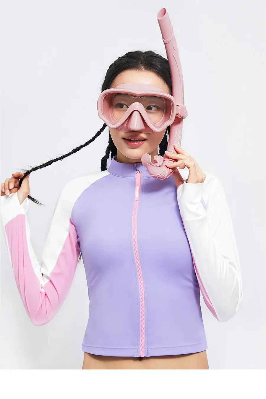 Barrel Basic Roll Up Snorkel-PINK6