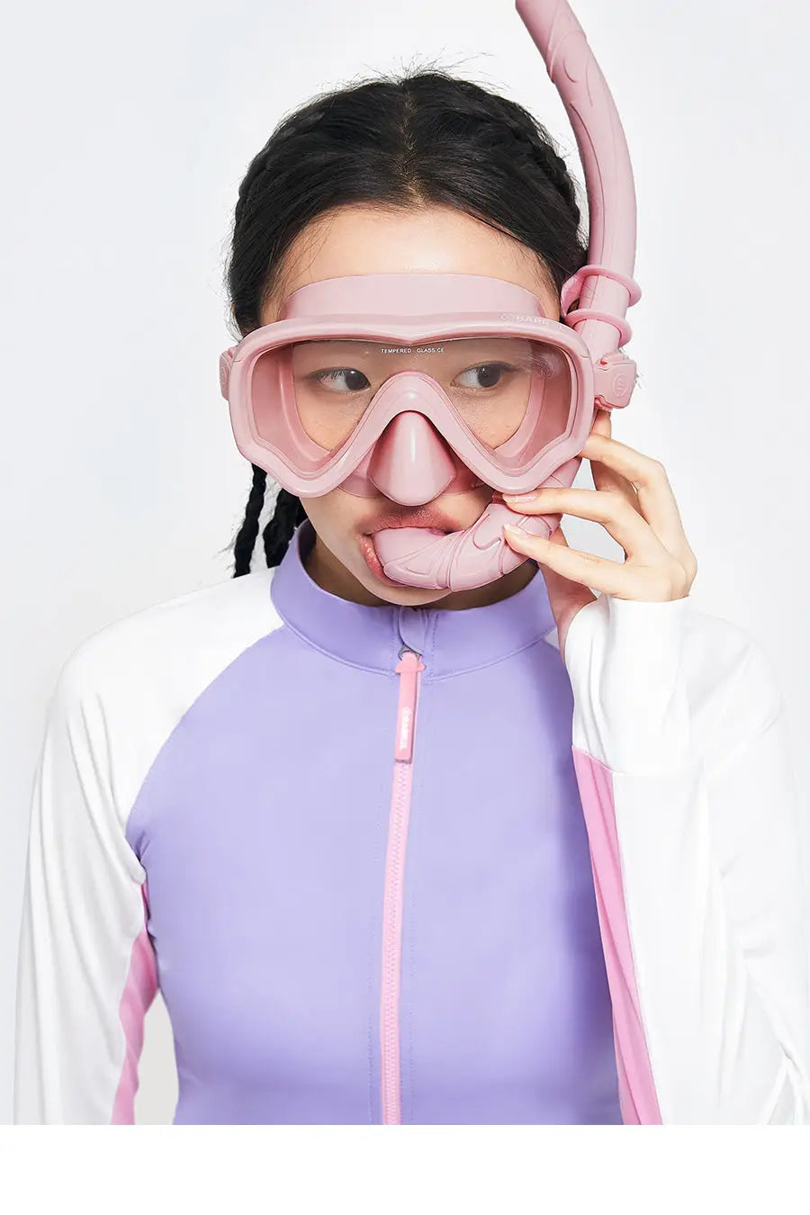 Barrel Basic Roll Up Snorkel-PINK7