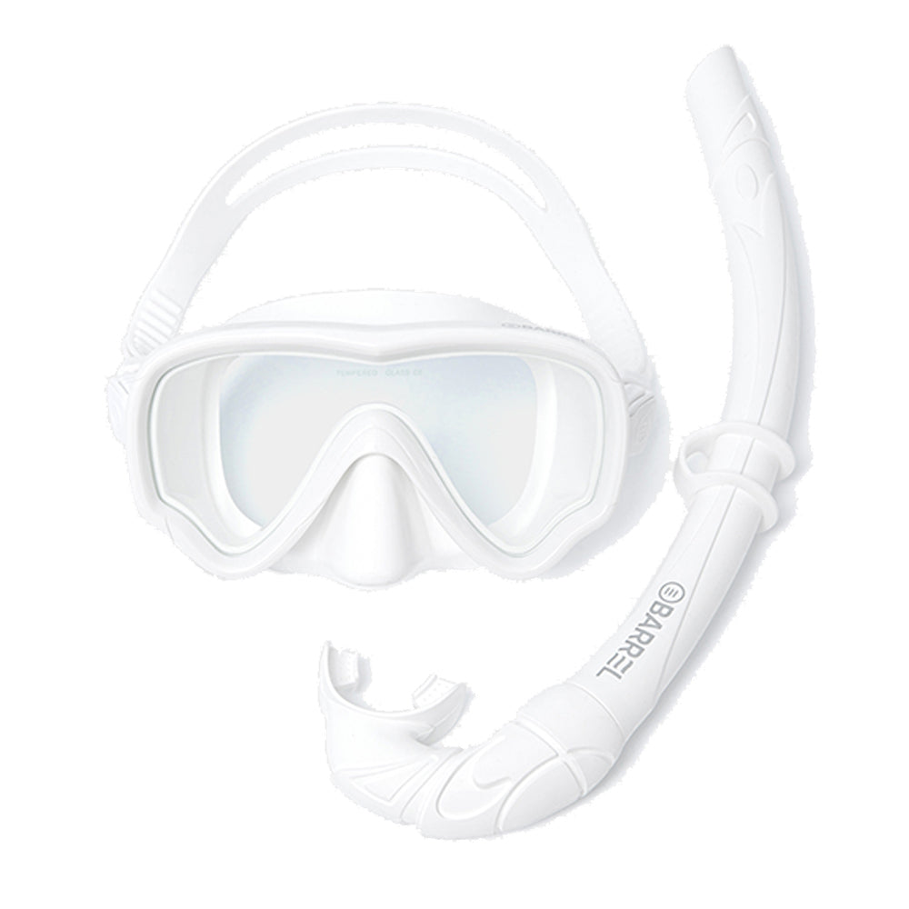Barrel Basic Roll Up Snorkel-WHITE3