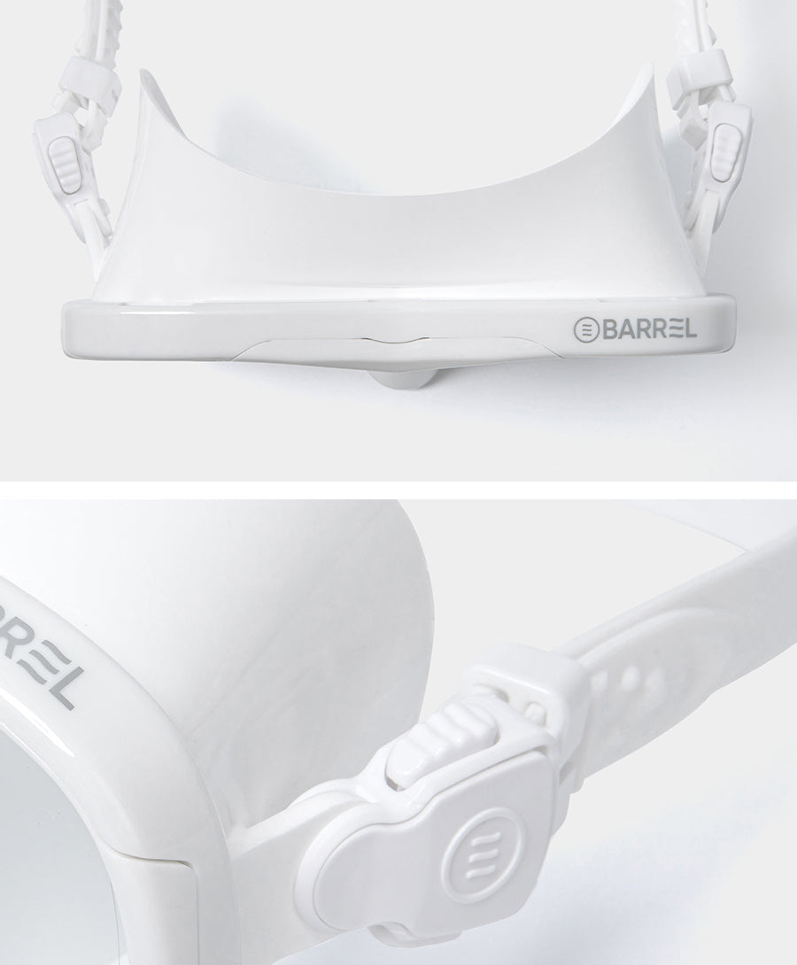 Barrel Basic Snorkel Mask-WHITE_image3
