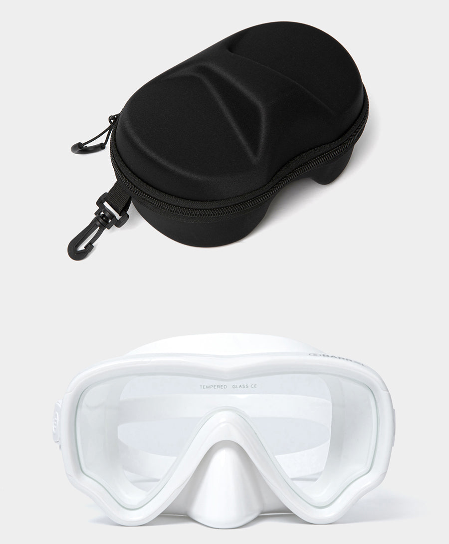 Barrel Basic Snorkel Mask-white