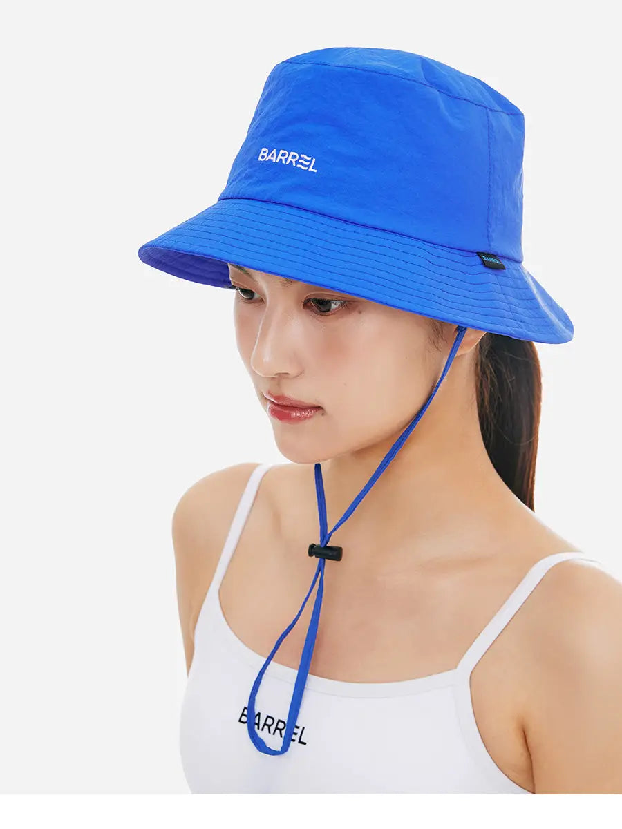 Barrel Basic Solid Bucket Hat-blue