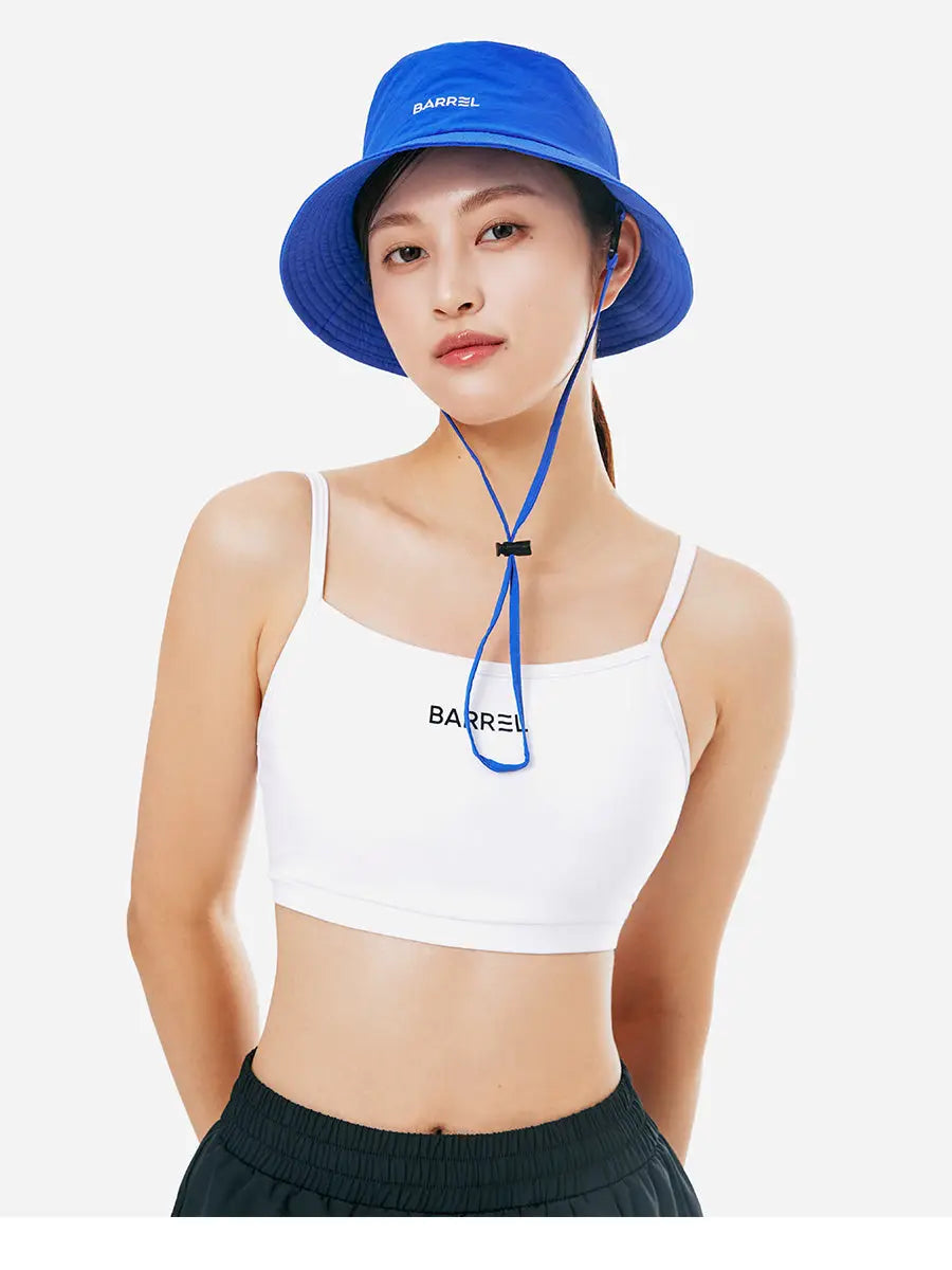 Barrel Basic Solid Bucket Hat-blue