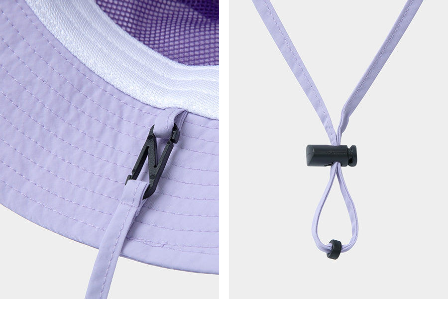 Barrel Basic Solid Bucket Hat-LAVENDER_image5