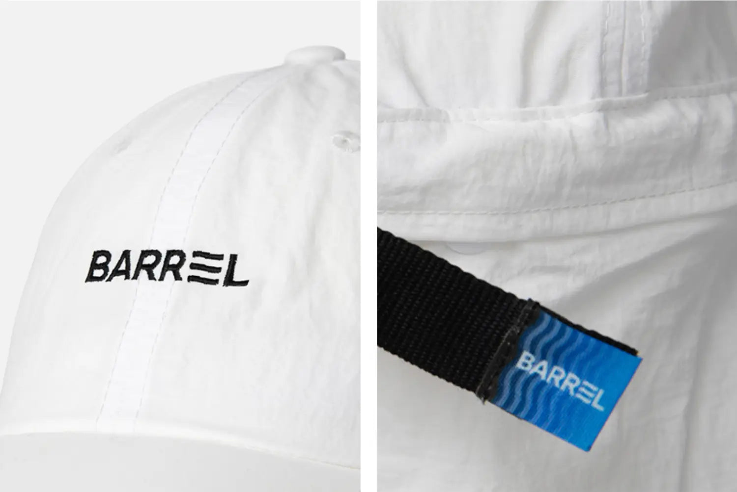 Barrel Basic Sunshade Ball Cap-WHITE6