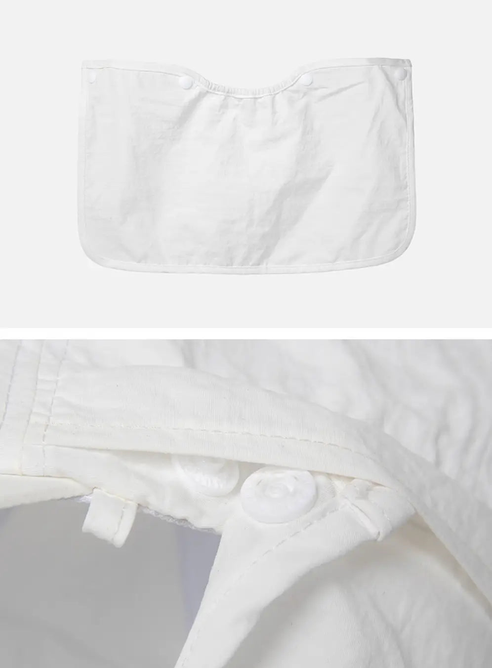 Barrel Basic Sunshade Ball Cap-WHITE9