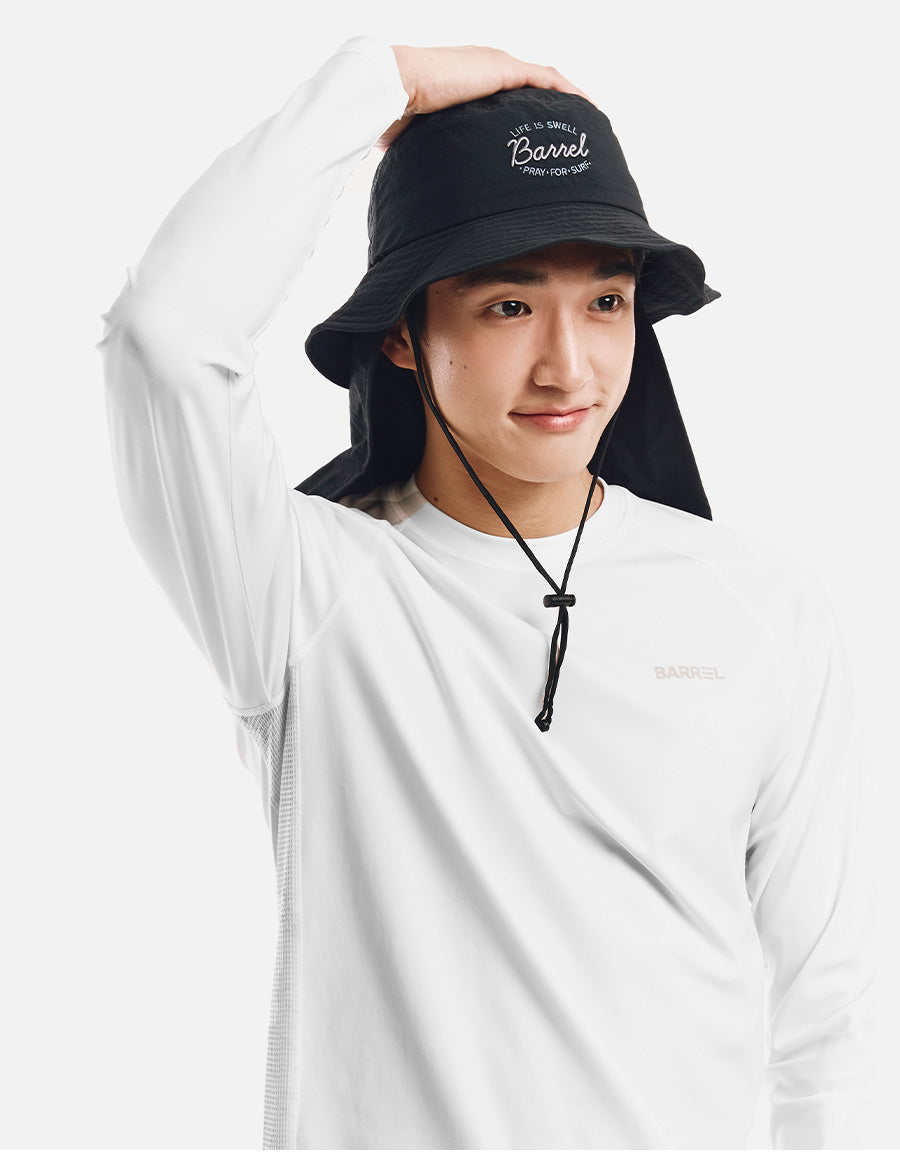 Barrel Basic Sunshade Bucket Hat-BLACK5