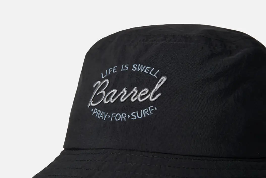 Barrel Basic Sunshade Bucket Hat-BLACK6