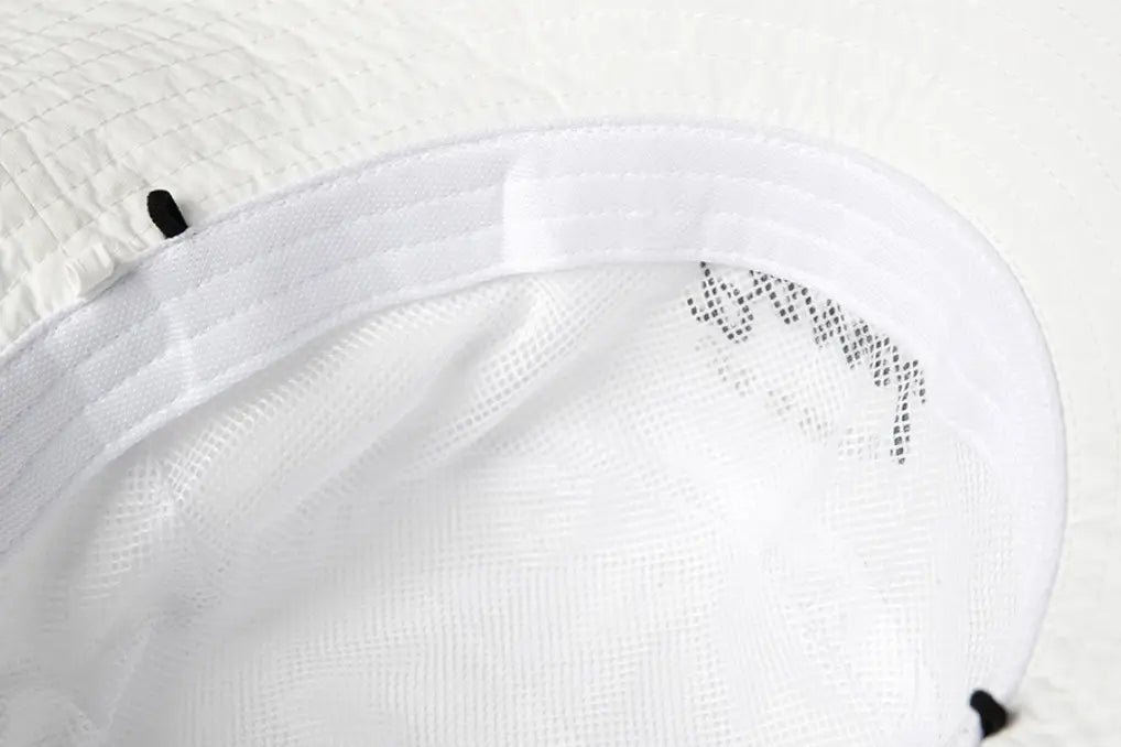Barrel Basic Sunshade Bucket Hat-WHITE13