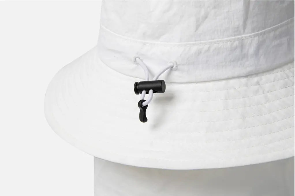 Barrel Basic Sunshade Bucket Hat-WHITE14