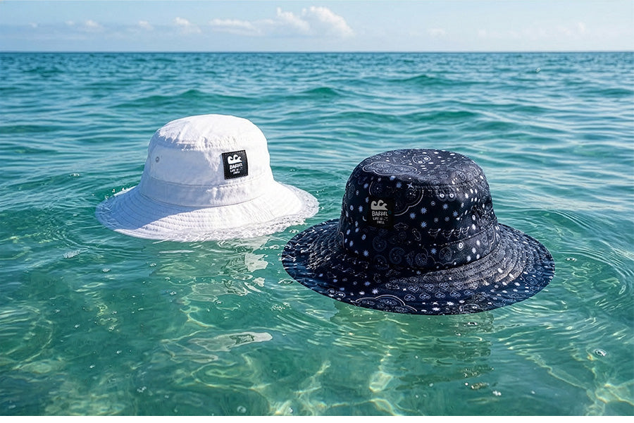 Barrel Float Surf Bucket Hat-NAVY5