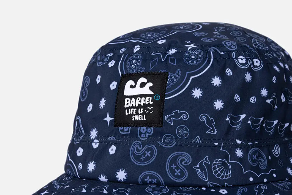 Barrel Float Surf Bucket Hat-NAVY6
