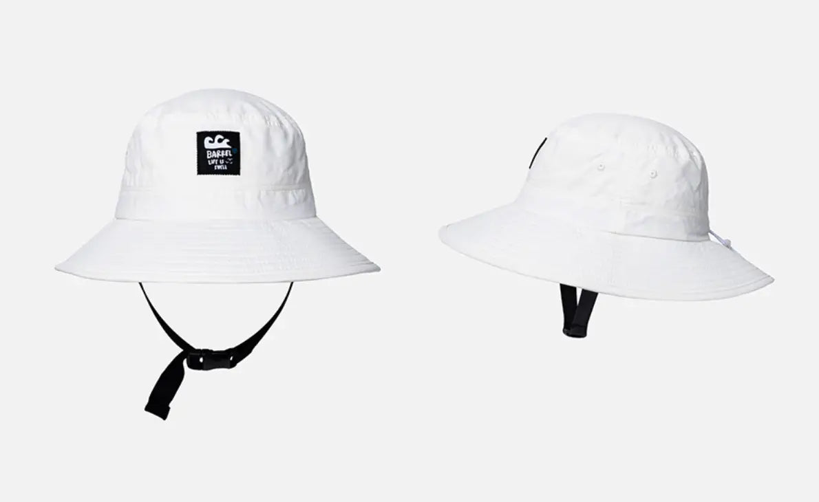 Barrel Float Surf Bucket Hat-WHITE4