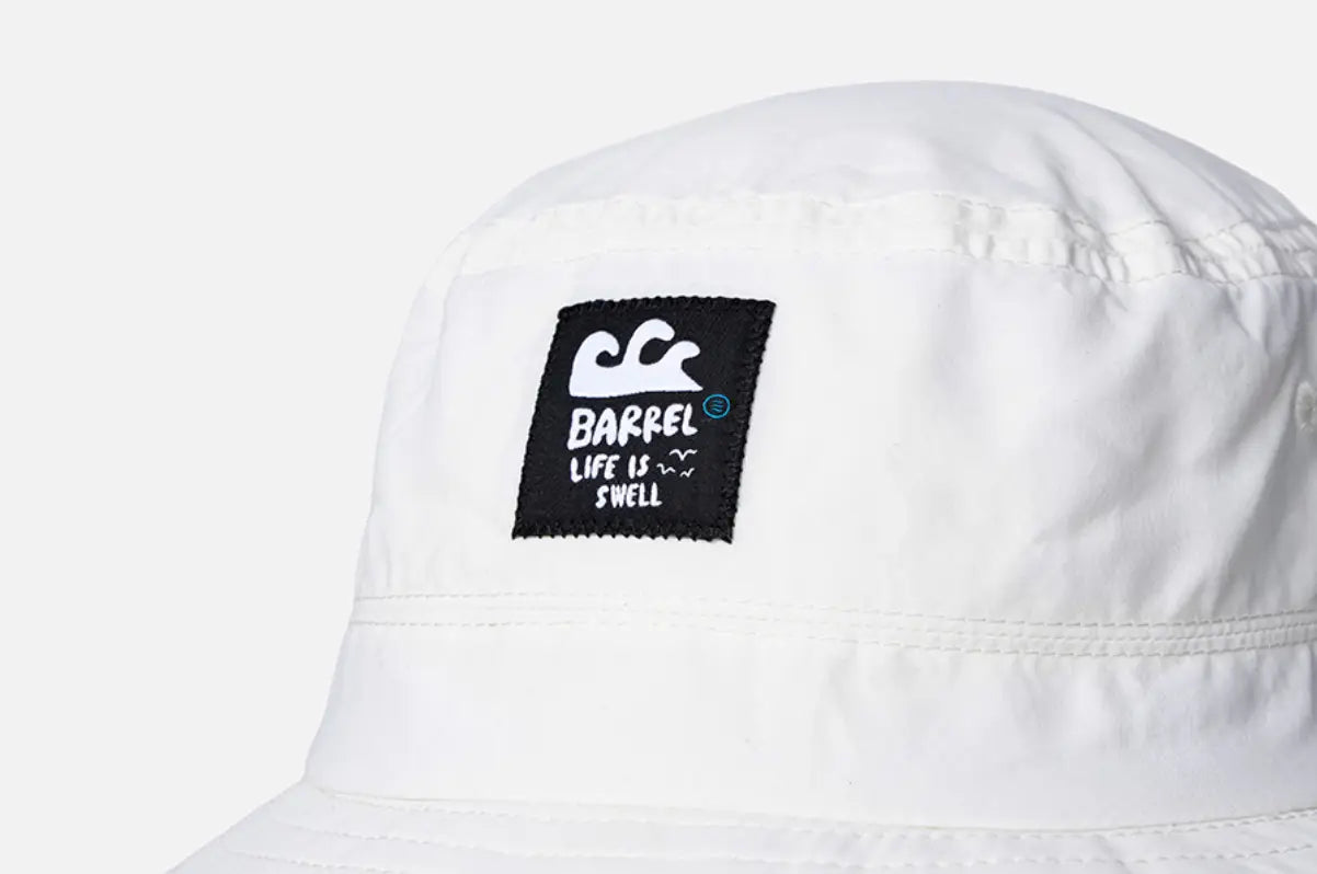 Barrel Float Surf Bucket Hat-WHITE5