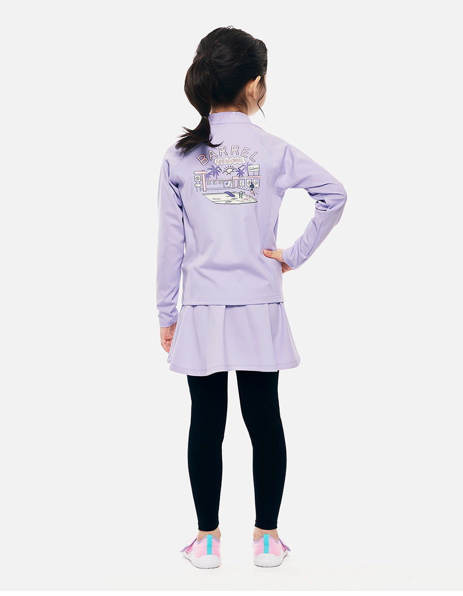 Barrel Girls Essentia Leggings Skirt-LAVENDAR5