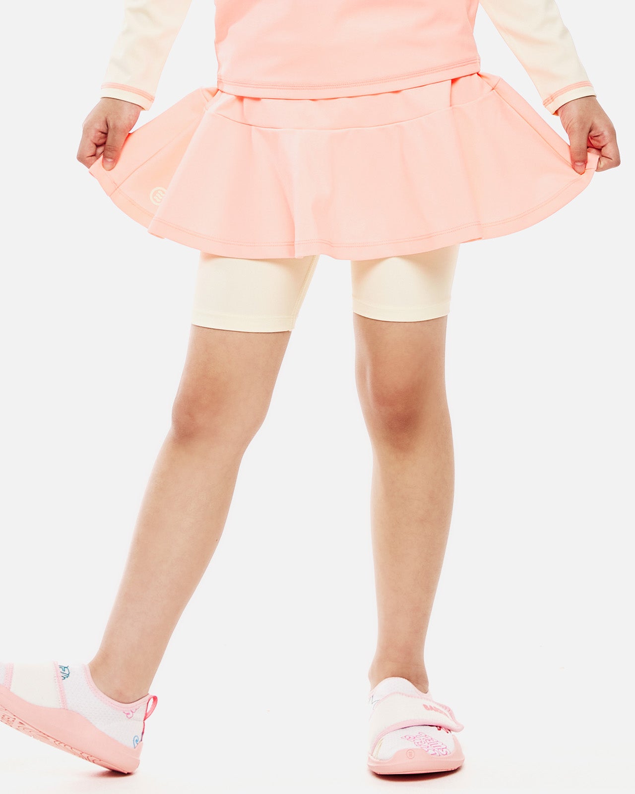 Barrel Girls Essential Half Leggings Skirt-PINK3