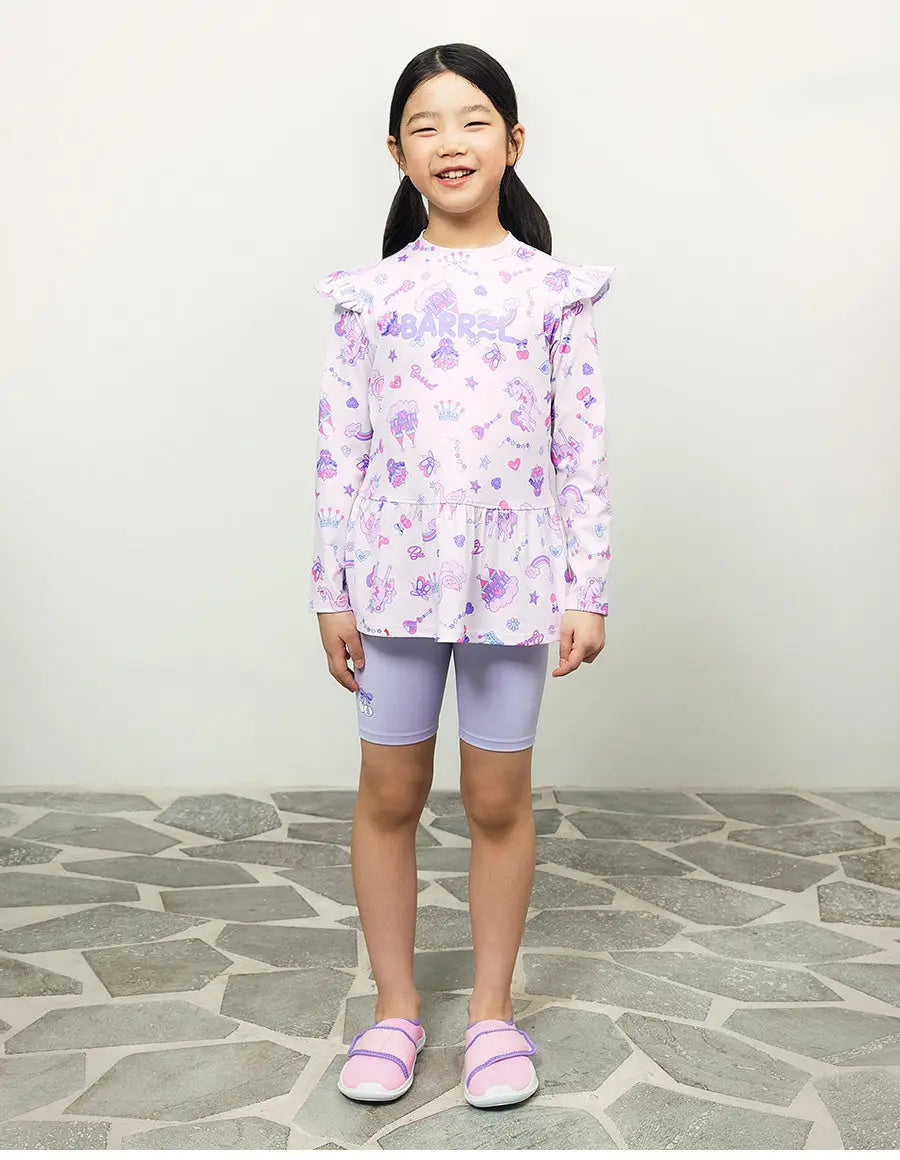 Barrel Girls Petit Wonderland Rashsuit-LAVENDER5