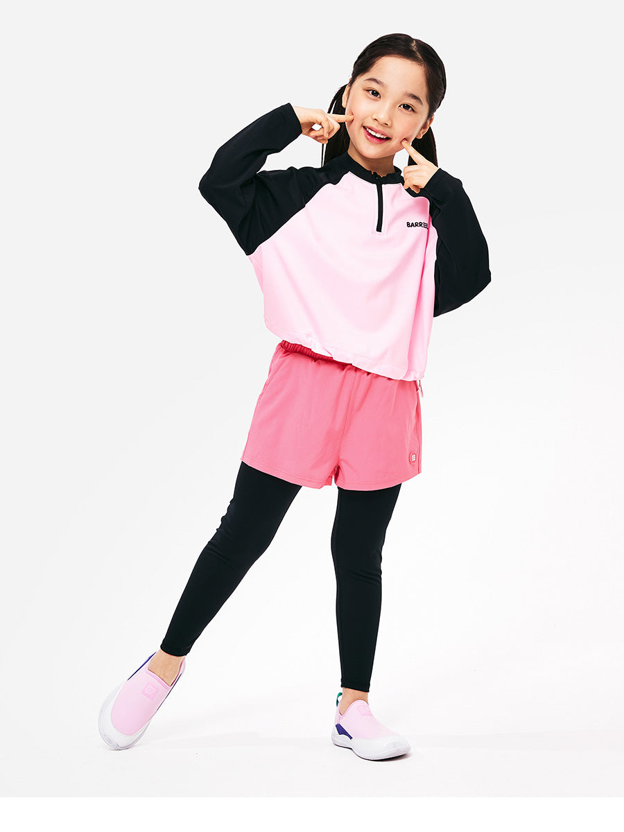 Barrel Girls Tropical Rash Guard-PINK_image1