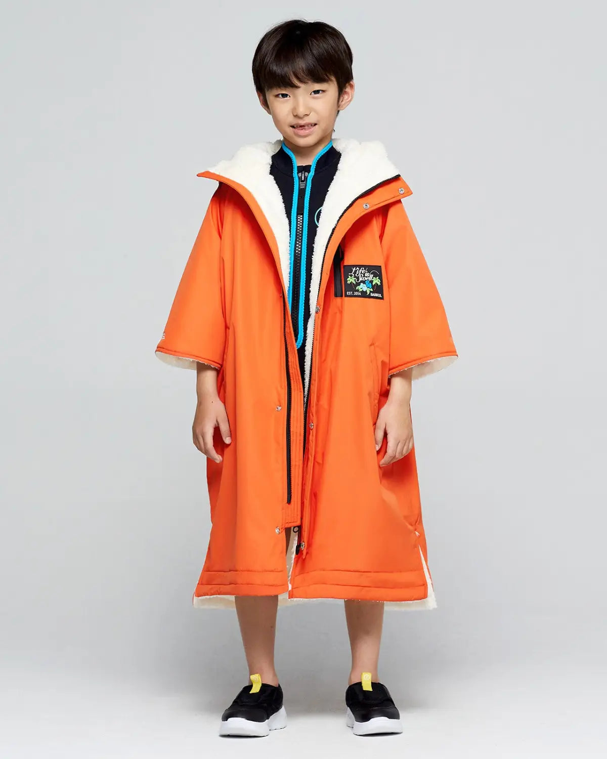 Barrel Kids All-Round Surfer Coat-ORANGE1
