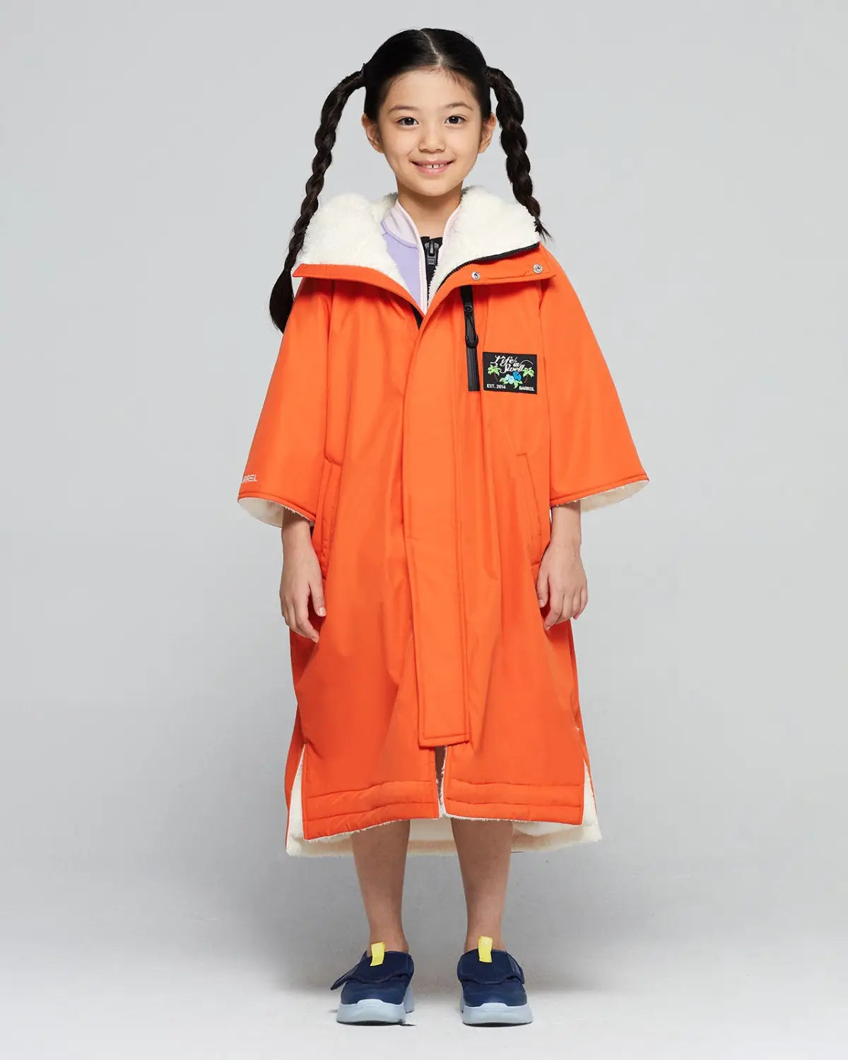 Barrel Kids All-Round Surfer Coat-ORANGE3